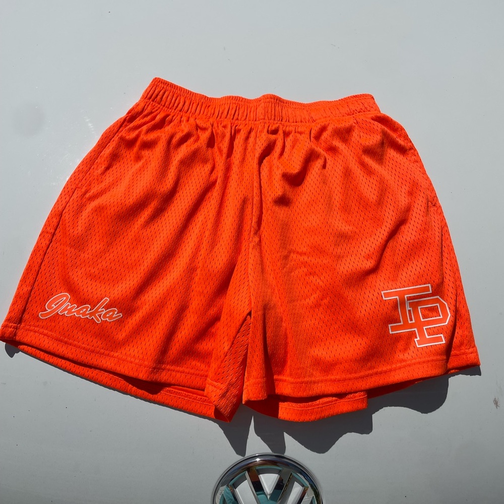 Inaka Power Mesh Shorts Neon Orange - Large